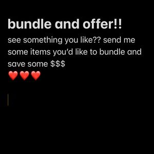 BUNDLE AND SAVE! OPEN TO OFFERS!